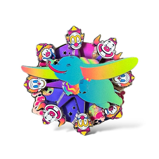 DLRP Dumbo Clowns Spinner Pin