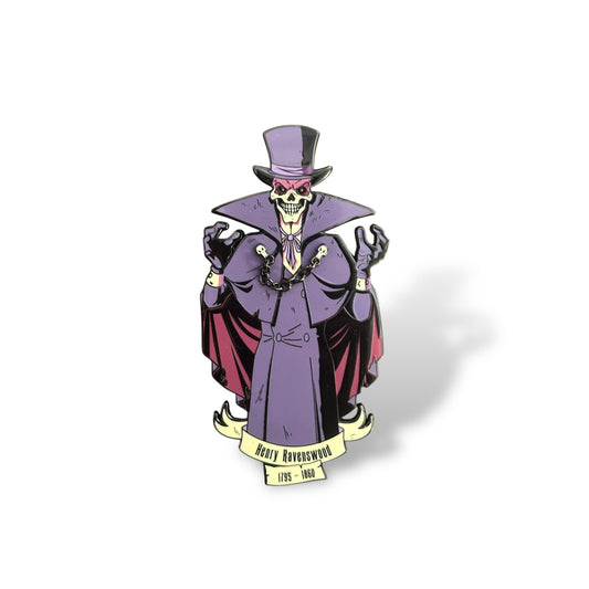 DLRP Henry Ravenswood Skeleton Phantom Manor Jumbo Pin