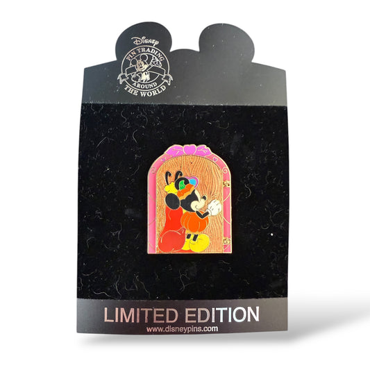 Disney Shopping Halloween Trick or Treat Doors Mickey, Minnie and Pluto Pin