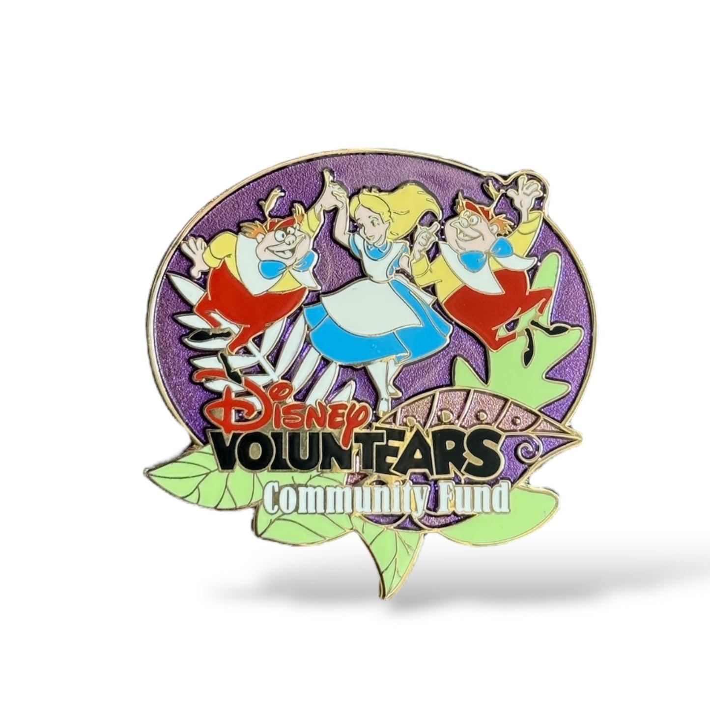 DEC Voluntears Community Fund Alice 2012 Pin