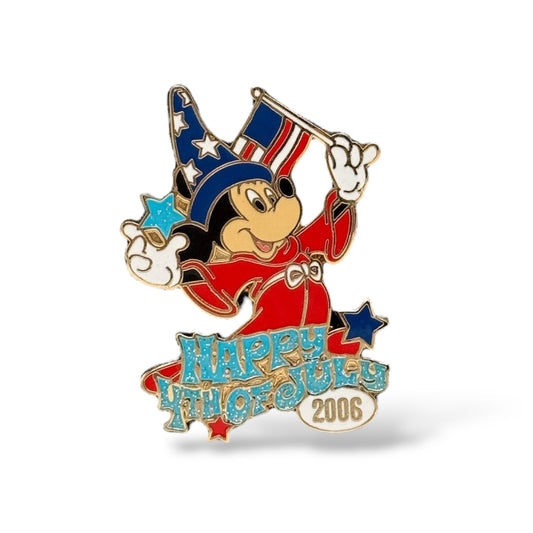 WDI Sorcerer Mickey Happy 4th of July 2006 Pin