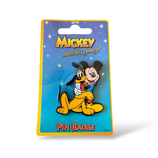 UKDS Plastic Mickey and His Gang Mickey and Pluto Pin
