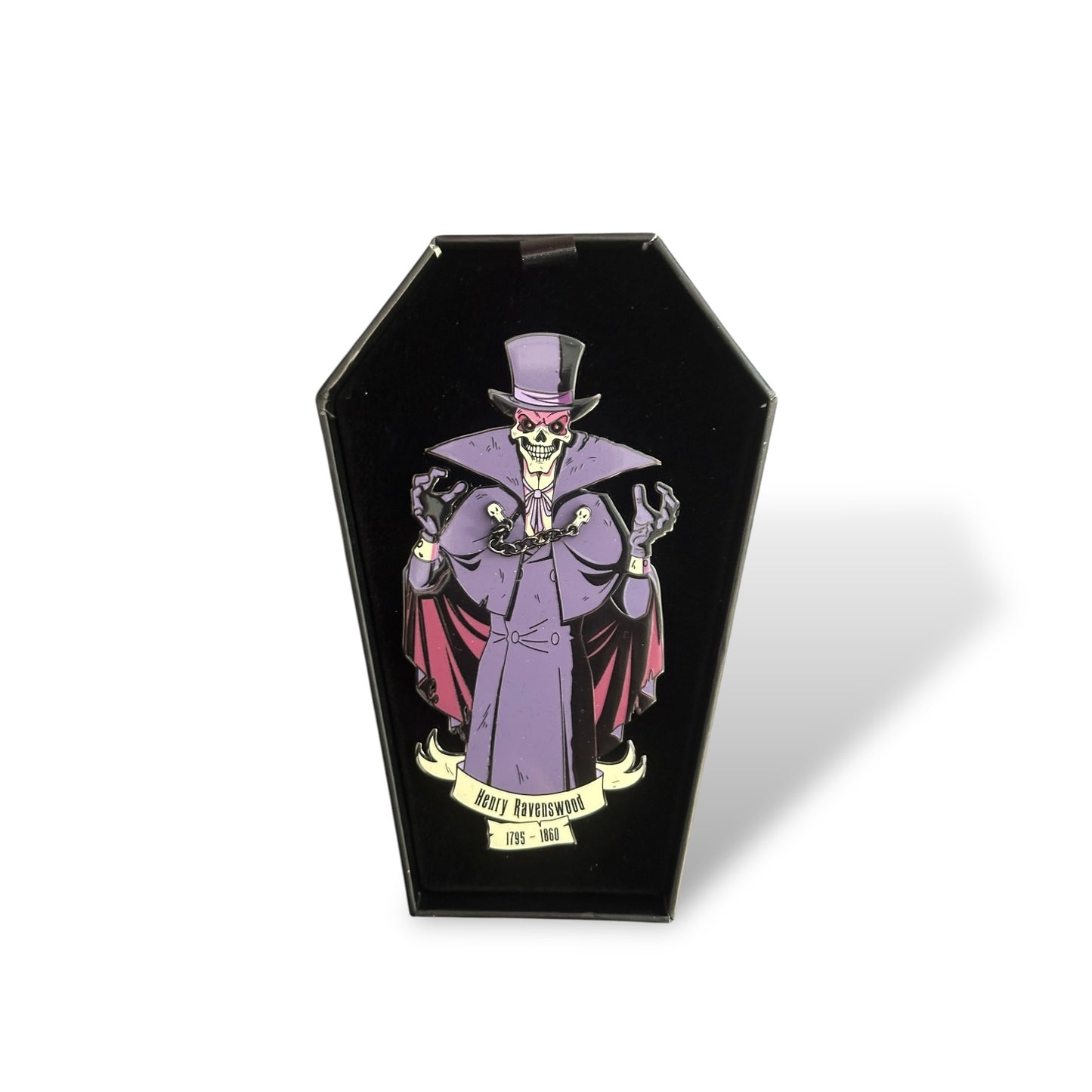 DLRP Henry Ravenswood Skeleton Phantom Manor Jumbo Pin