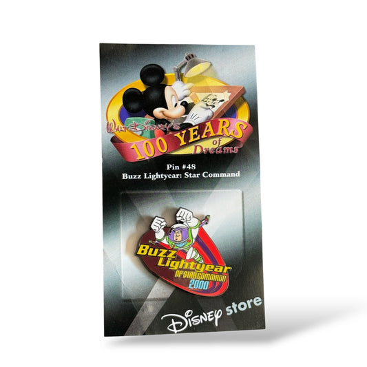 Disney Store 100 Years of Dreams Buzz Lightyear: Star Command Pin