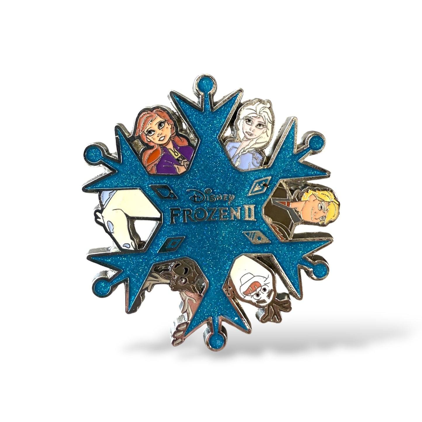 Loungefly Frozen II Character Snowflake Pin