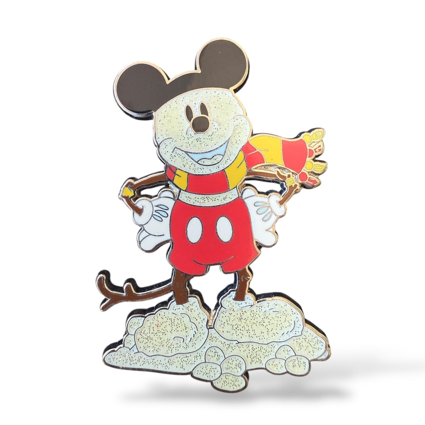 Disney Shopping Winter Snowman Mickey Mouse Pin