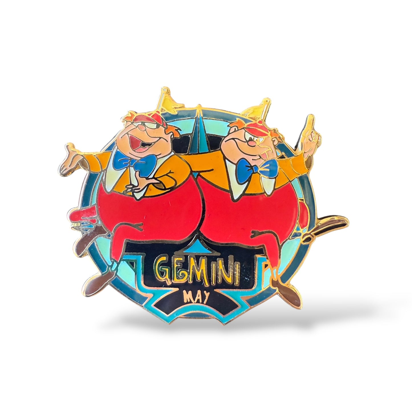 WDW Zodiac Tweedle Dee and Dum Gemini Pin