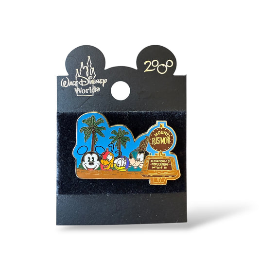 DCL Mickey, Pluto, Goofy, Donald Mt. Rustmore Pin