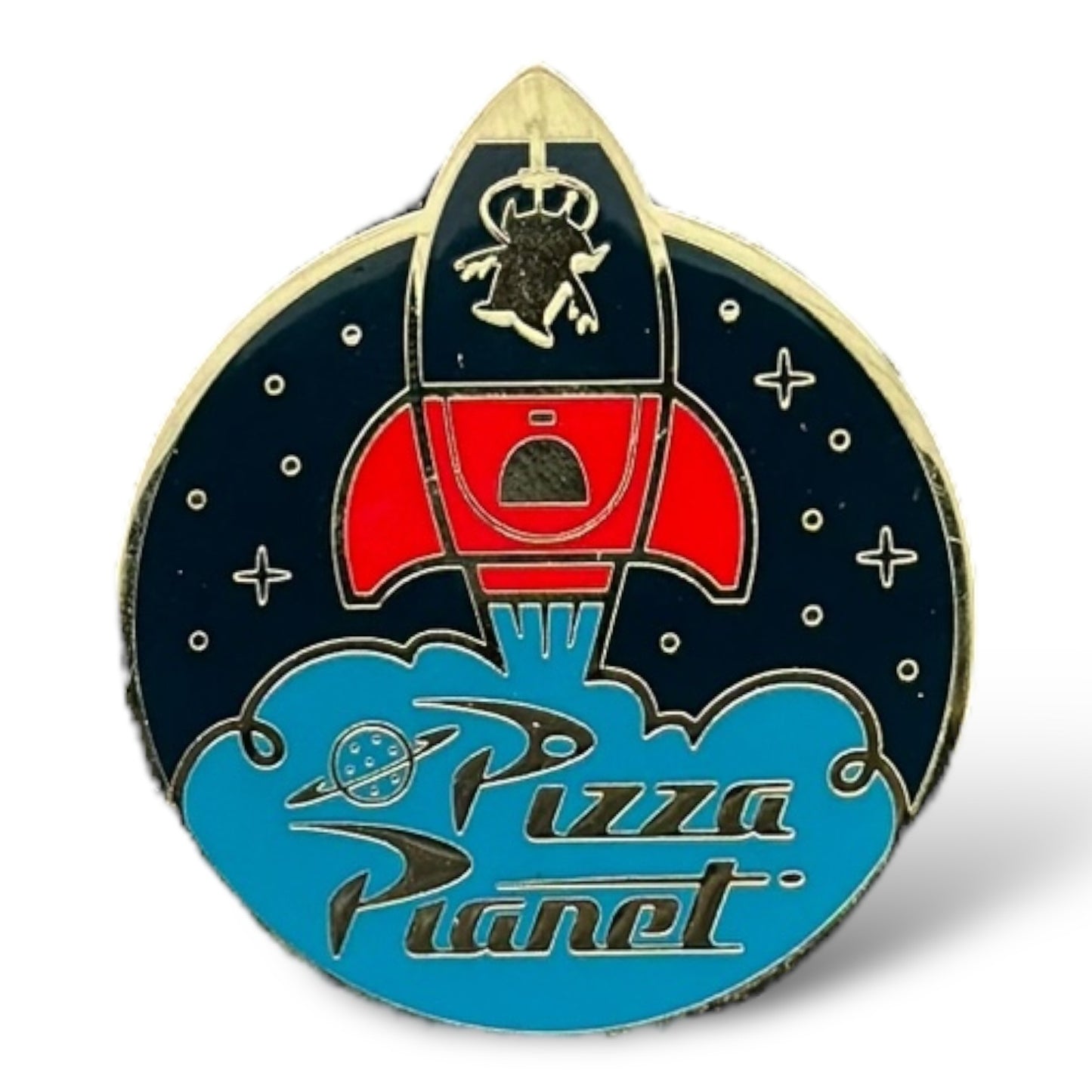 D23 Fantastic World Pizza Planet Pin