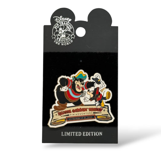 DCL Rescue Captain Mickey Pin Event Logo Mickey Captured Pin