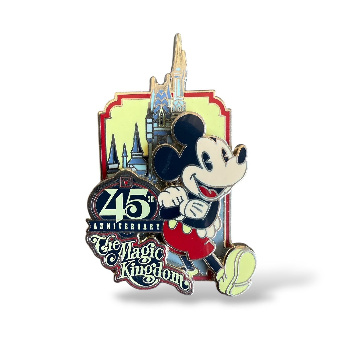 WDW 45th Anniversary The Magic Kingdom Logo Pin