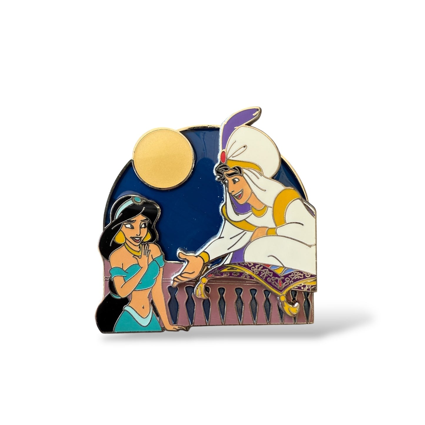 WDW Love is an Adventure Love is Trust Aladdin and Jasmine Pin