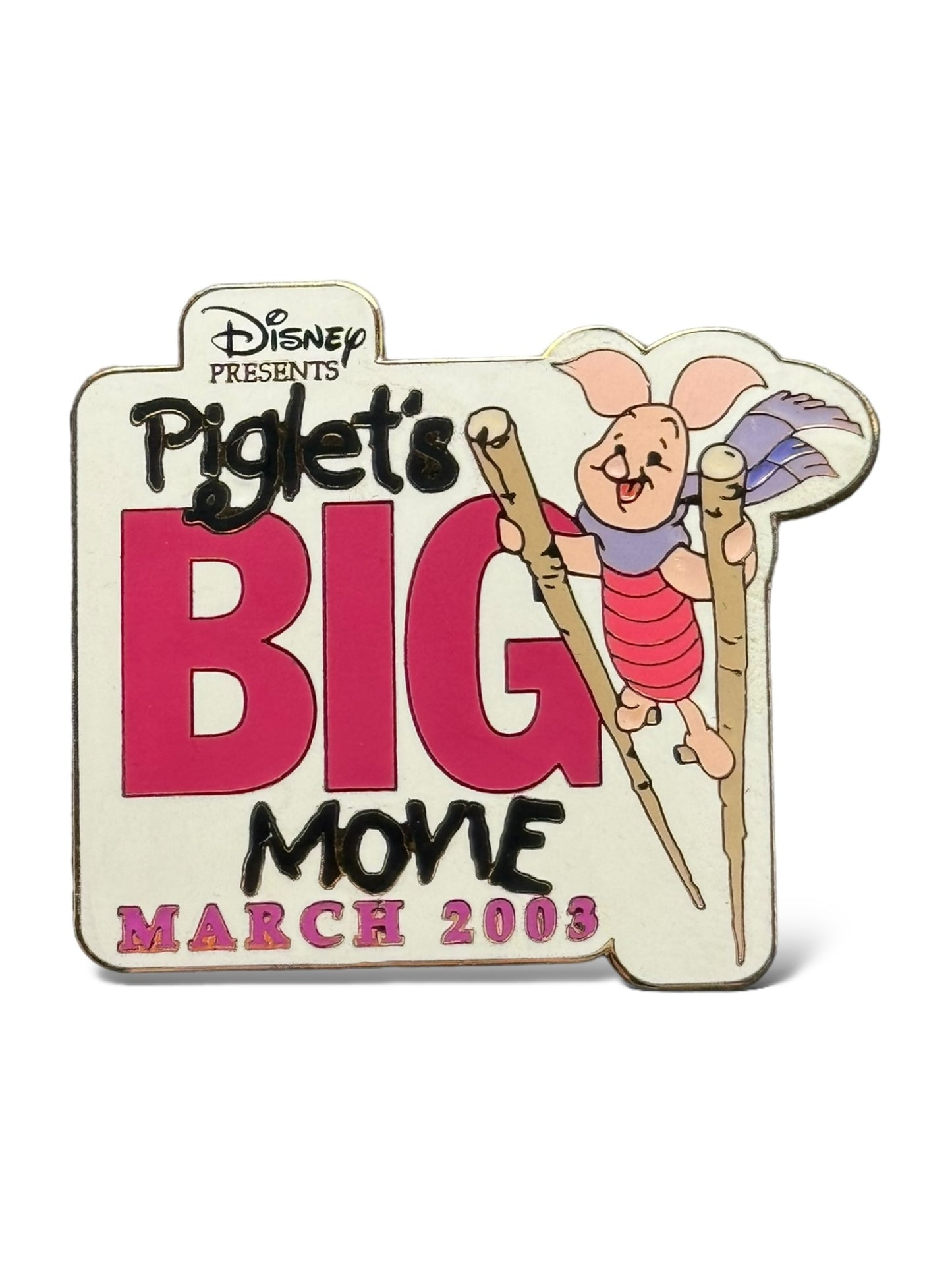 DLR Disney Presents Piglet's Big Movie Pin