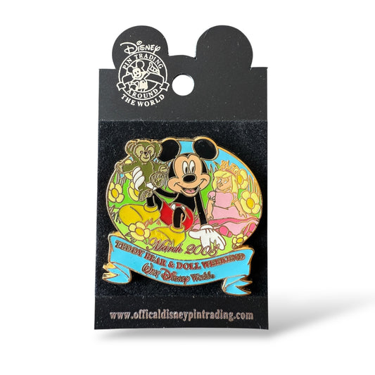 WDW Teddy Bear and Doll Weekend 2005 Mickey Pin