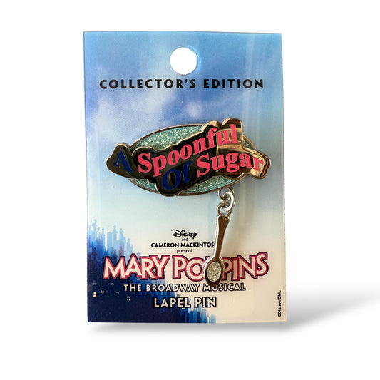 Disney Parks Mary Poppins Broadway Musical Spoonful of Sugar Pin