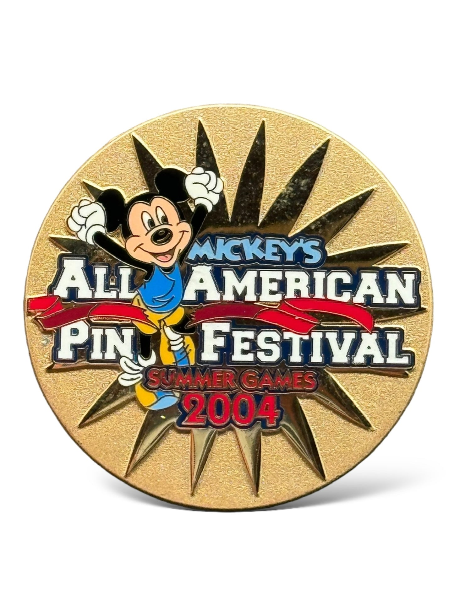 DLR Mickey's All American Pin Festival Summer Games 2004 Pin