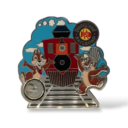 DLR Piece of Disney History Chip and Dale Disneyland Railroad Pin