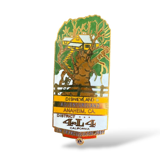 DLR Lions Club San Francisco, California Swiss Family Treehouse 1984 Pin