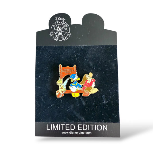 Disney Shopping Graduation Tinker Bell, Donald and Grumpy Attitude Improvement Pin