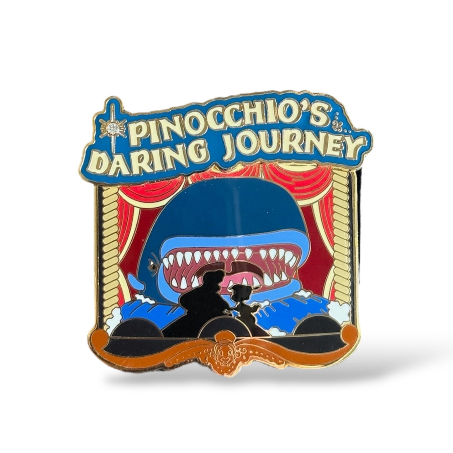 DLR Pinocchio's Daring Journey Monstro Pin