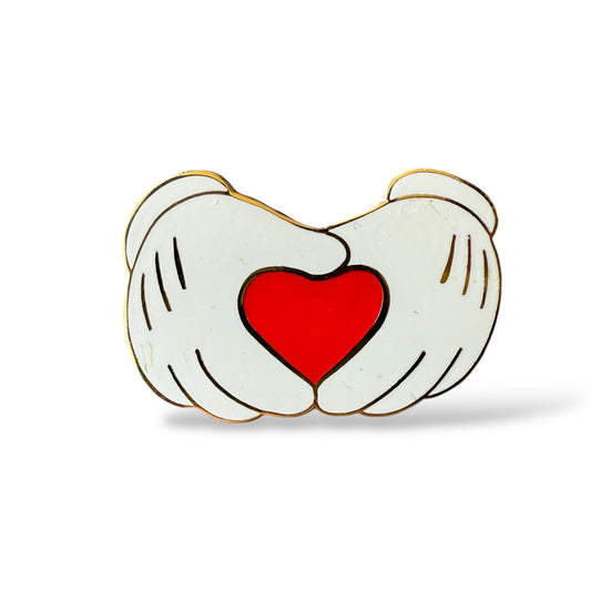 DLR Mickey Mouse Hands with Heart Pin