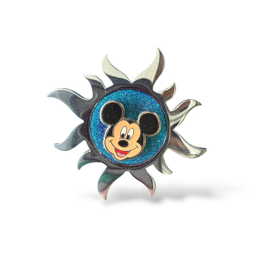 JDS Glitter Sunburst Sparkle Mickey Pin