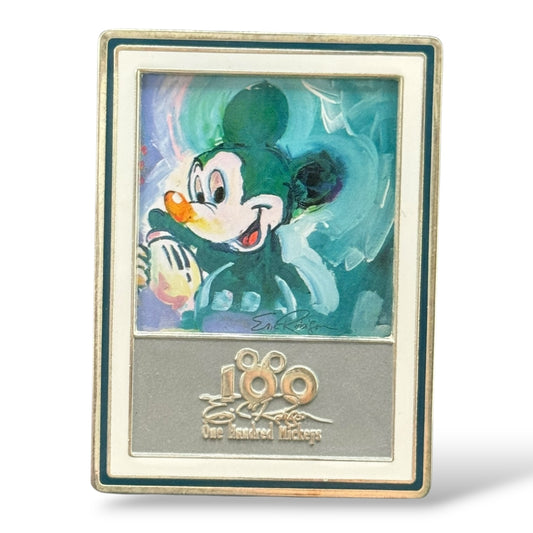 DLR One Hundred Mickeys Yellow Nose Pin
