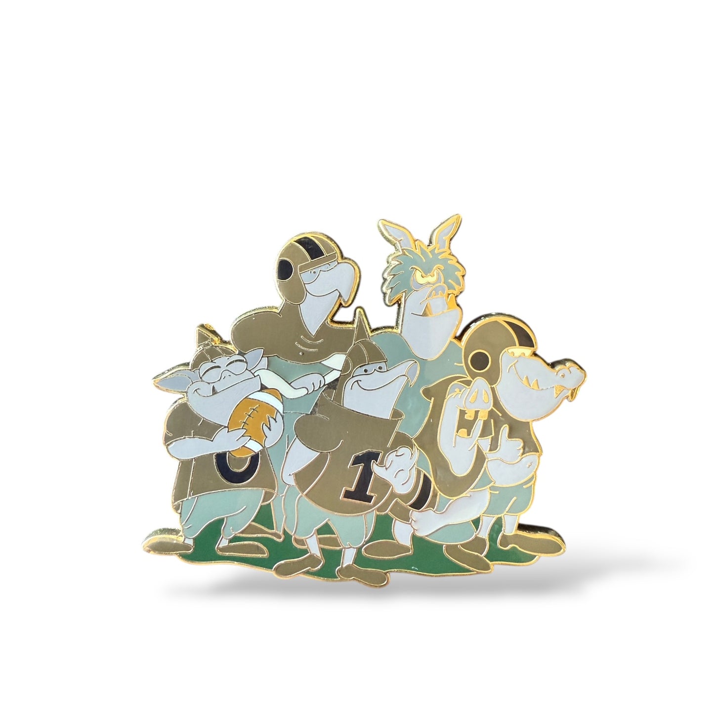 Disney Shopping High School Maleficent's Goons Playing Football Pin
