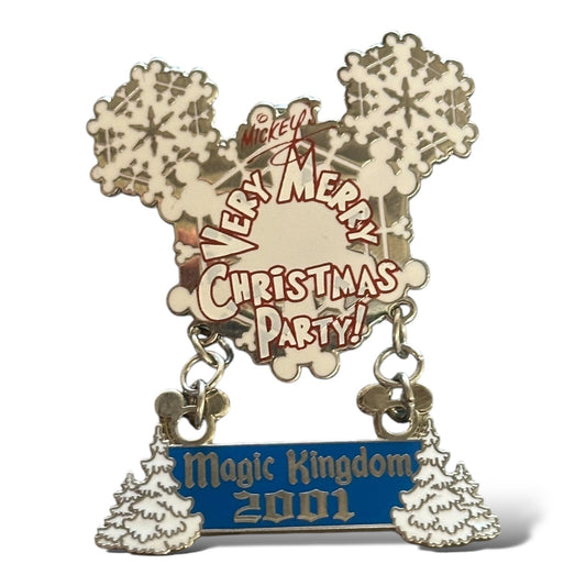 WDW Mickey's Very Merry Christmas Party 2001 Dangle Pin