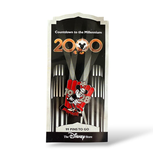 Disney Store Countdown To The Millennium Minnie Mouse 1928 Pin