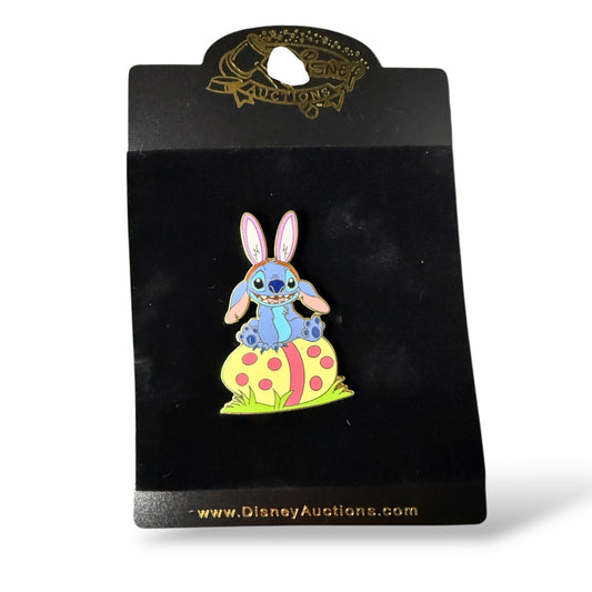 Disney Auctions Easter Stitch Sitting on Egg Pin