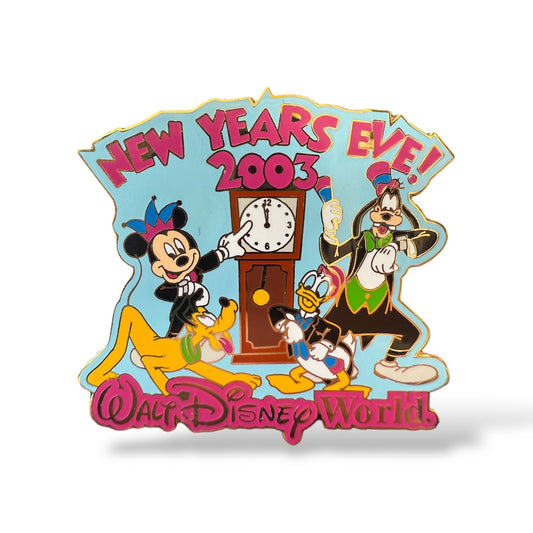 WDW Mickey, Goofy, and Donald New Years Eve 2003 Pin
