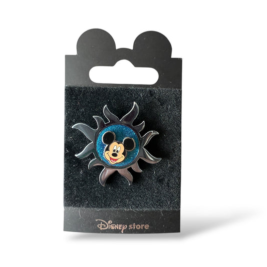 JDS Glitter Sunburst Sparkle Mickey Pin