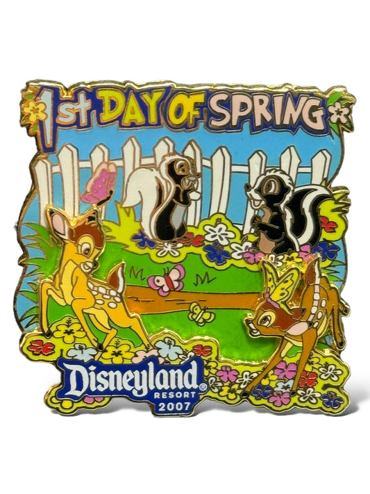 DLR First Day of Spring 2007 Bambi and Friends Pin