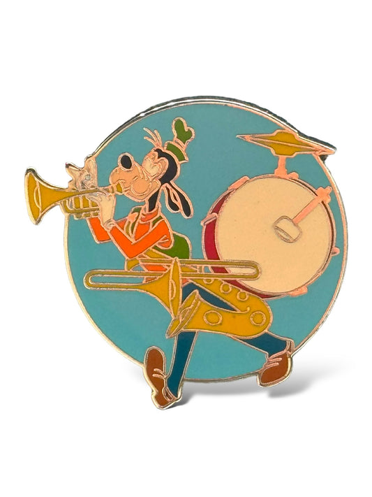 Disney Parks Mickey Mouse Club Starter Set Goofy One-Man Band Pin