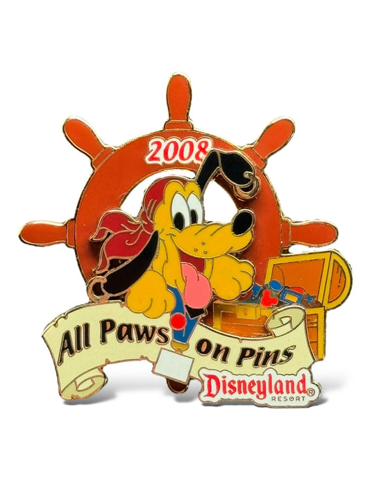 DLR Pin Trading Nights Collection 2008 All Paws on Pins Pluto Pin