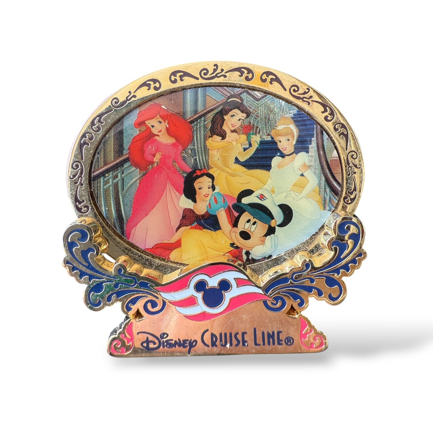 DCL Aboard the Wonder Captain Mickey and Princesses Pin