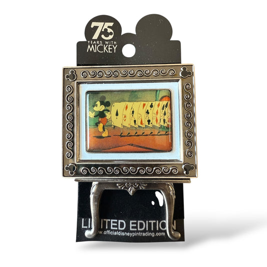 WDW Mickey's 75th Anniversary Easel Thru The Mirror Pin