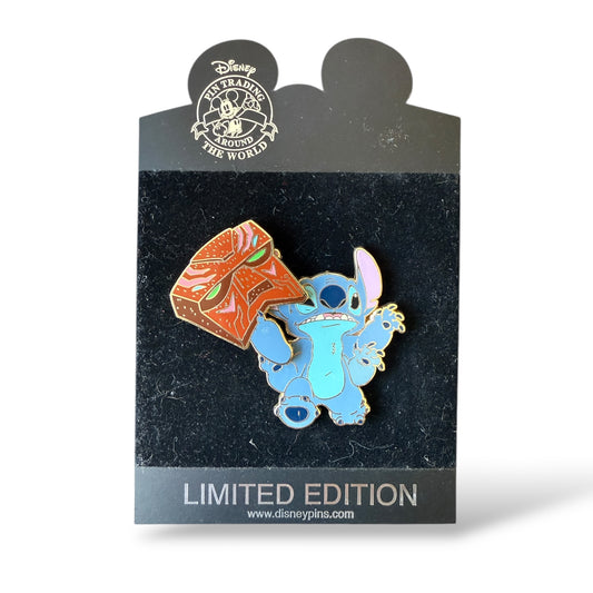 Disney Shopping Stitch Aloha Tiki Mask Slider Pin