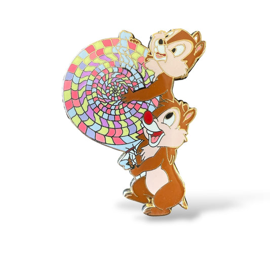 Disney Shopping Chip n' Dale Lollipop Candy Pin