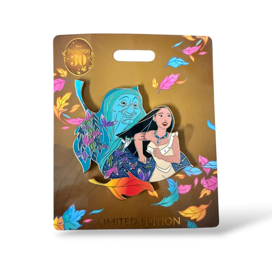 WDI Pocahontas 30th Anniversary Pocahontas Running with Flit and Mother Willow Pin