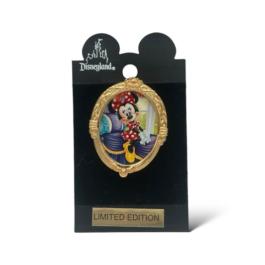 DLR Character of the Month Gold Frame Minnie Pin