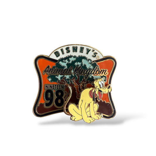 WDW Retro Opening Disney's Animal Kingdom Park Pluto 1998 Pin