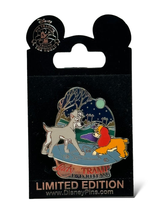 WDW Lady and the Tramp Platinum DVD Release Pin