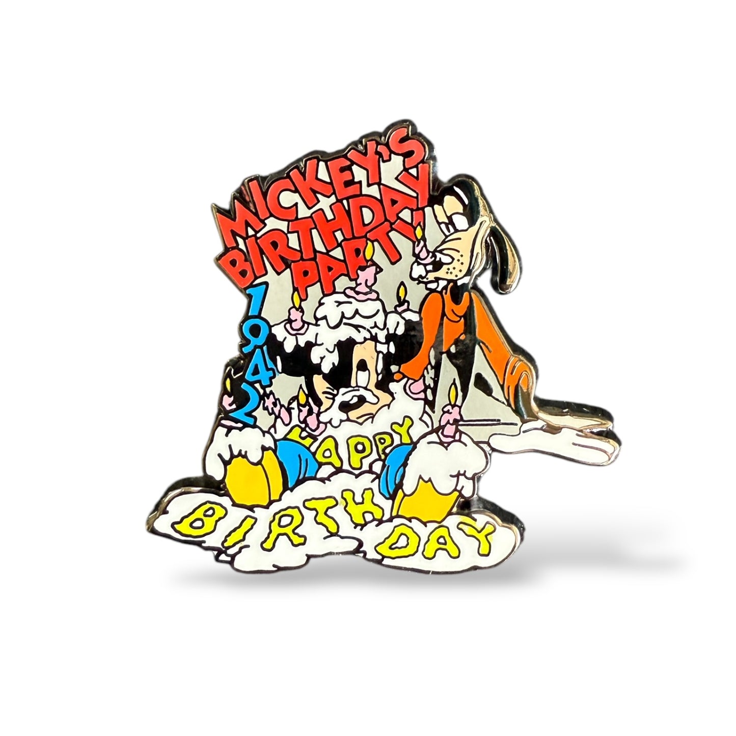 Disney Store 100 Years of Dreams Mickey's Birthday Party Pin