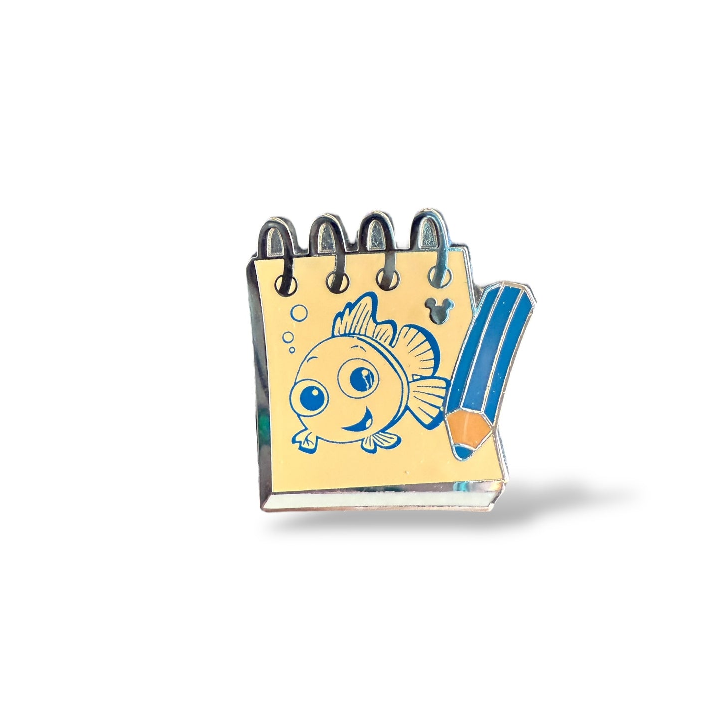 Cast Lanyard Sketch Pads Nemo Hidden Mickey Pin