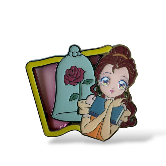 HKDL Manga Princess Stain Glass Belle Pin
