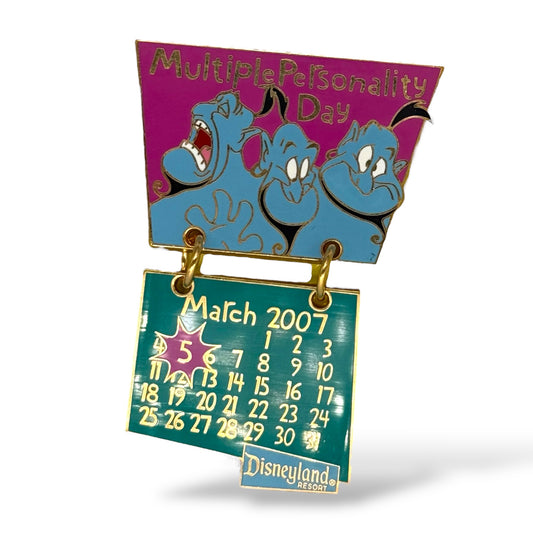DLR Holidaze Calendar March Genie Pin