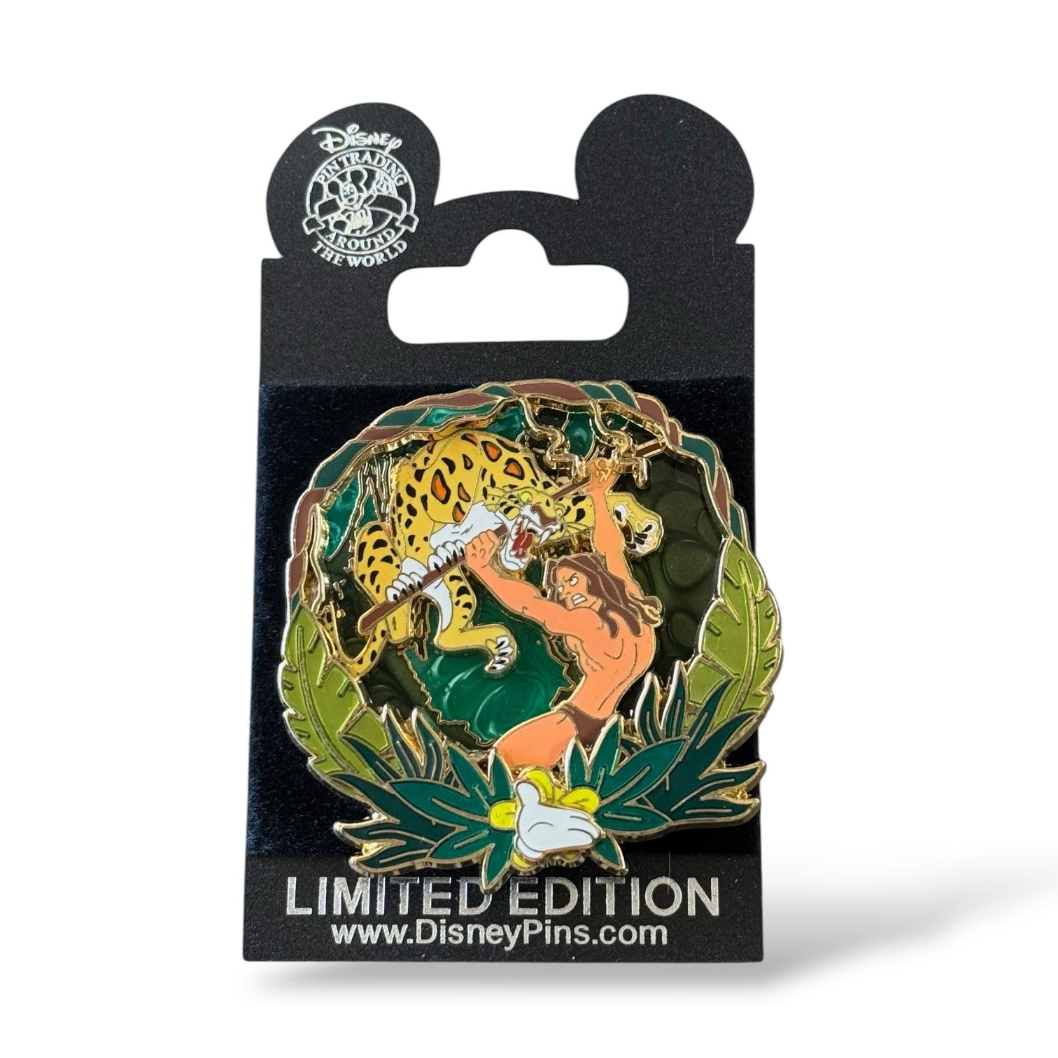 WDW White Glove Tarzan and Sabor Pin