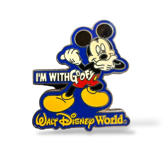 WDW I'm With Goofy Mickey Mouse Pin